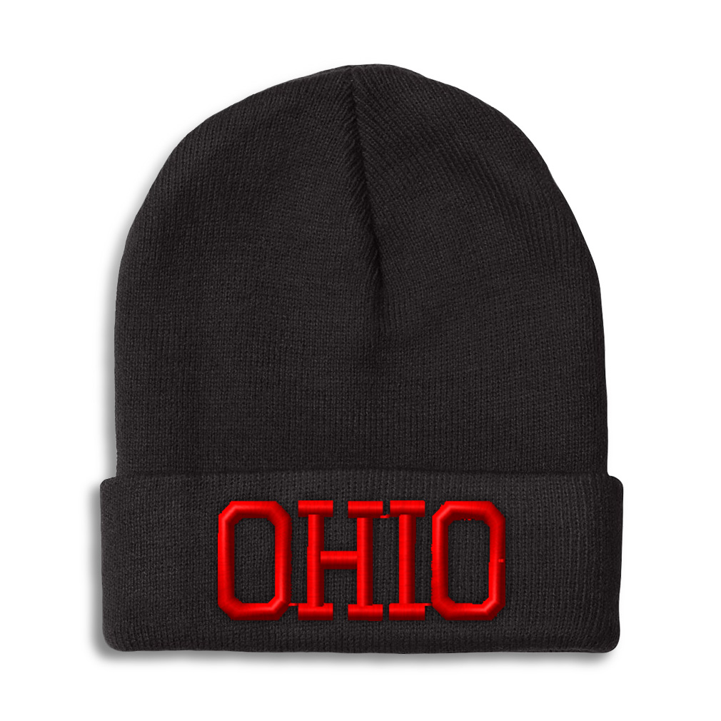 Beanies for Men Ohio State Usa America 