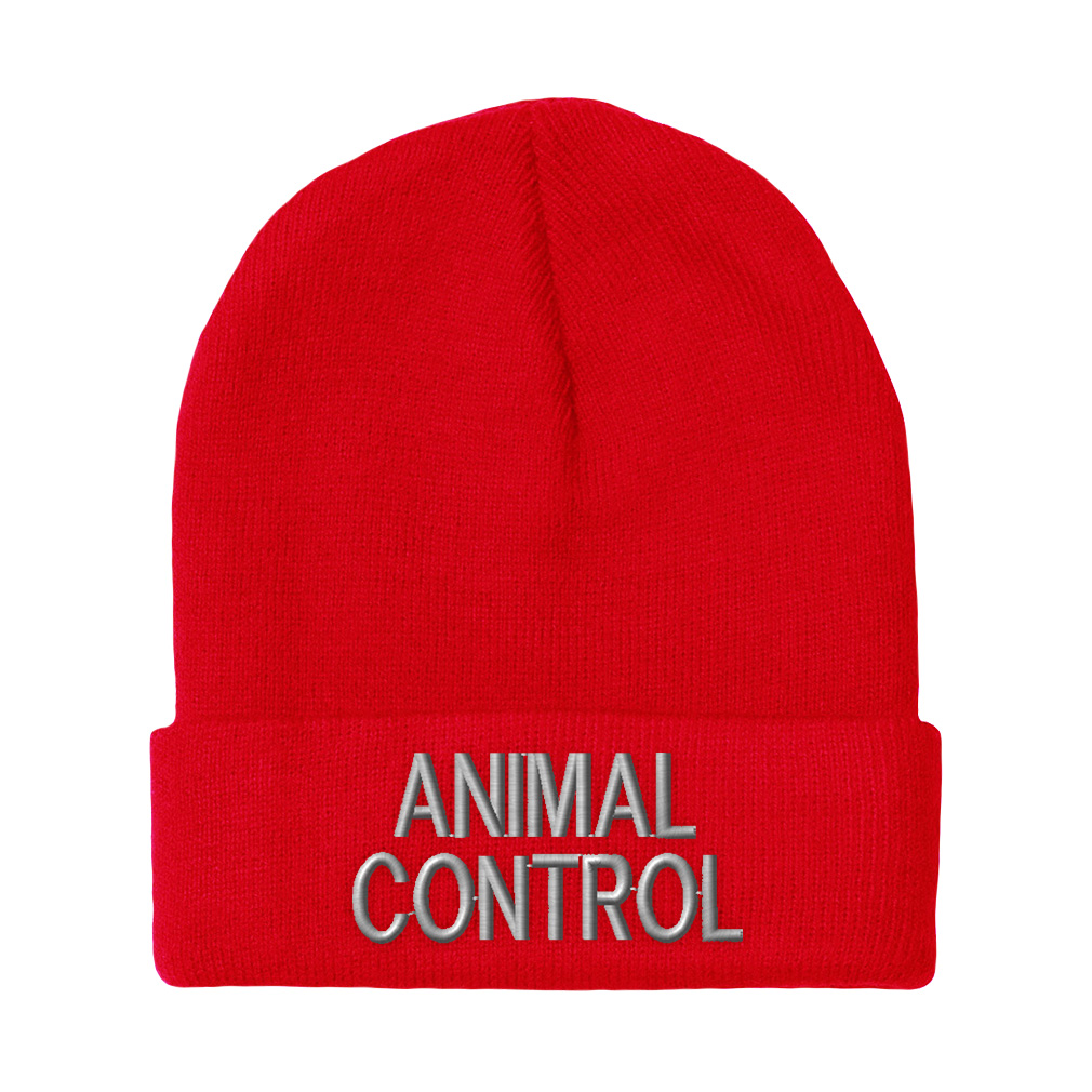 Beanies for Men Animal Control Investigate A Embroidery Humor Acrylic Skull Cap - Picture 12 of 19