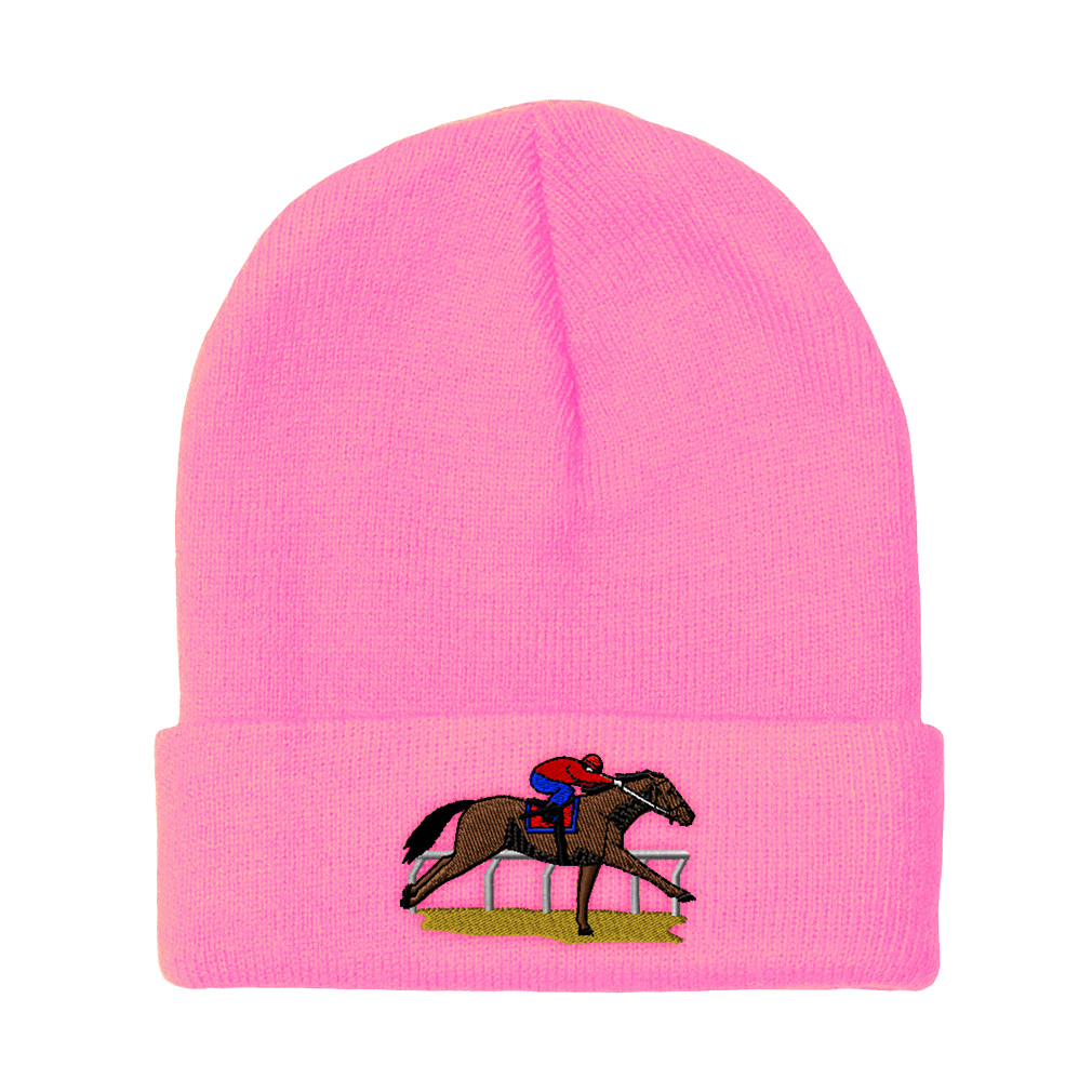 帽子 MAISON SPECIAL Horse Beanie Beanies for Men Western Racehorse Horse Racing Winter Hats Women