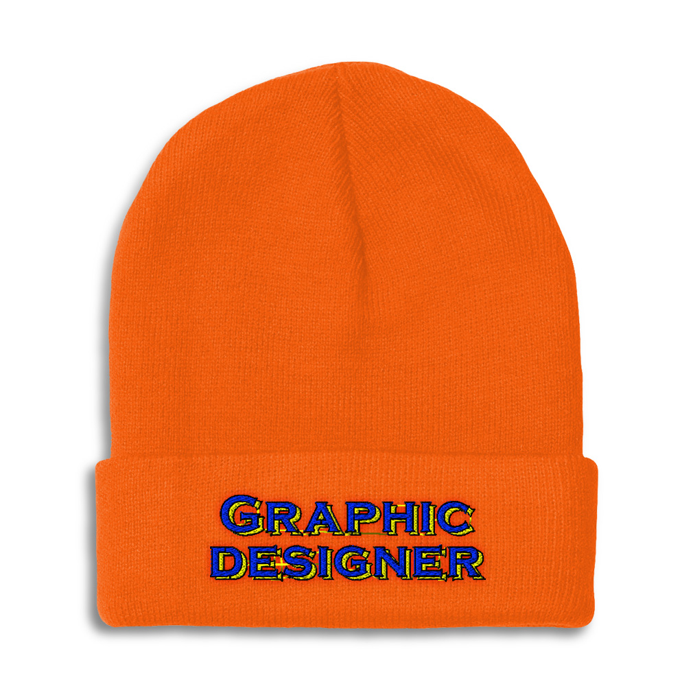 Beanies for Men Graphic Designer Winter Hats for Women Acrylic