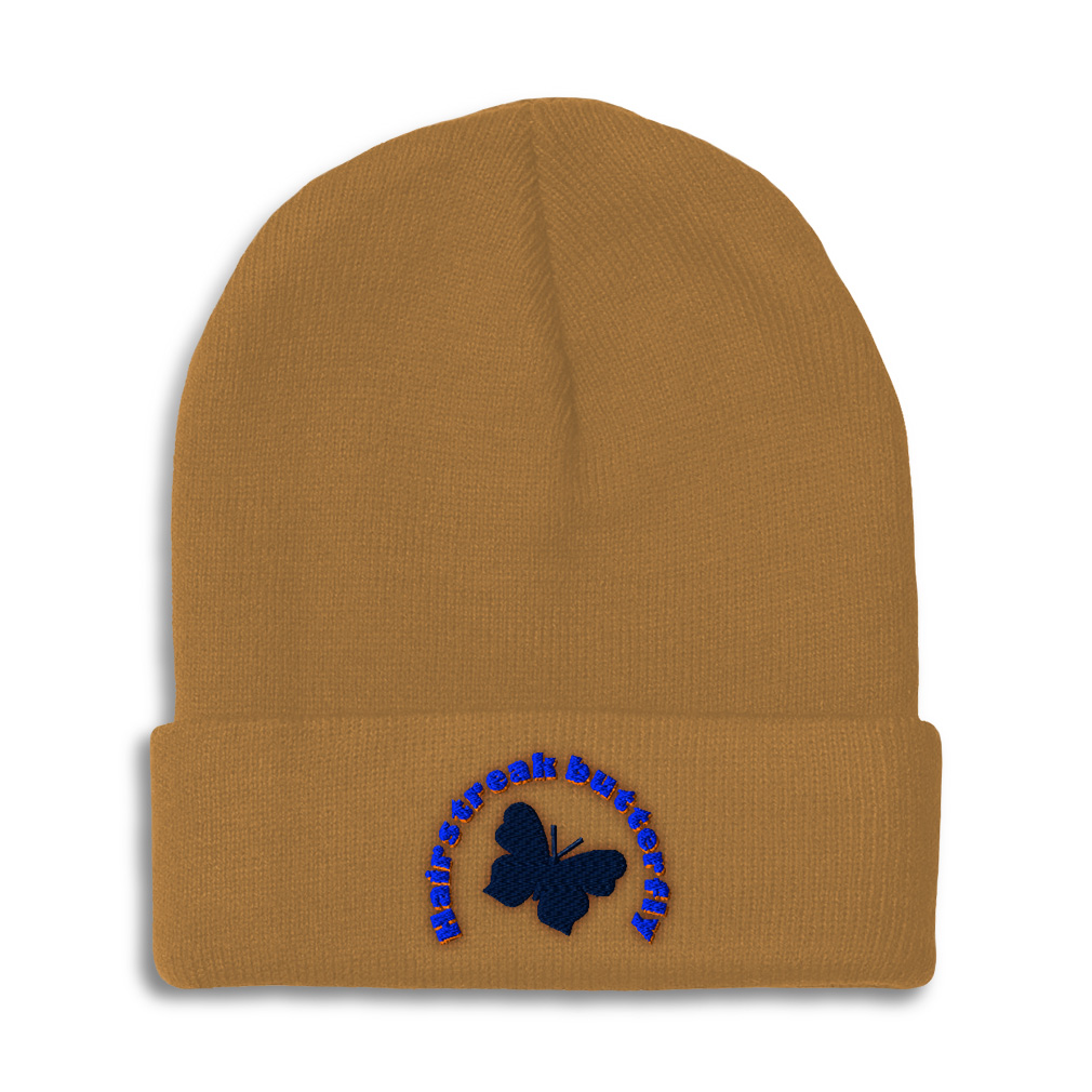 Beanies for Men Hairstreak Butterfly Winter Hats for Women Acrylic Skull Cap - Picture 24 of 43