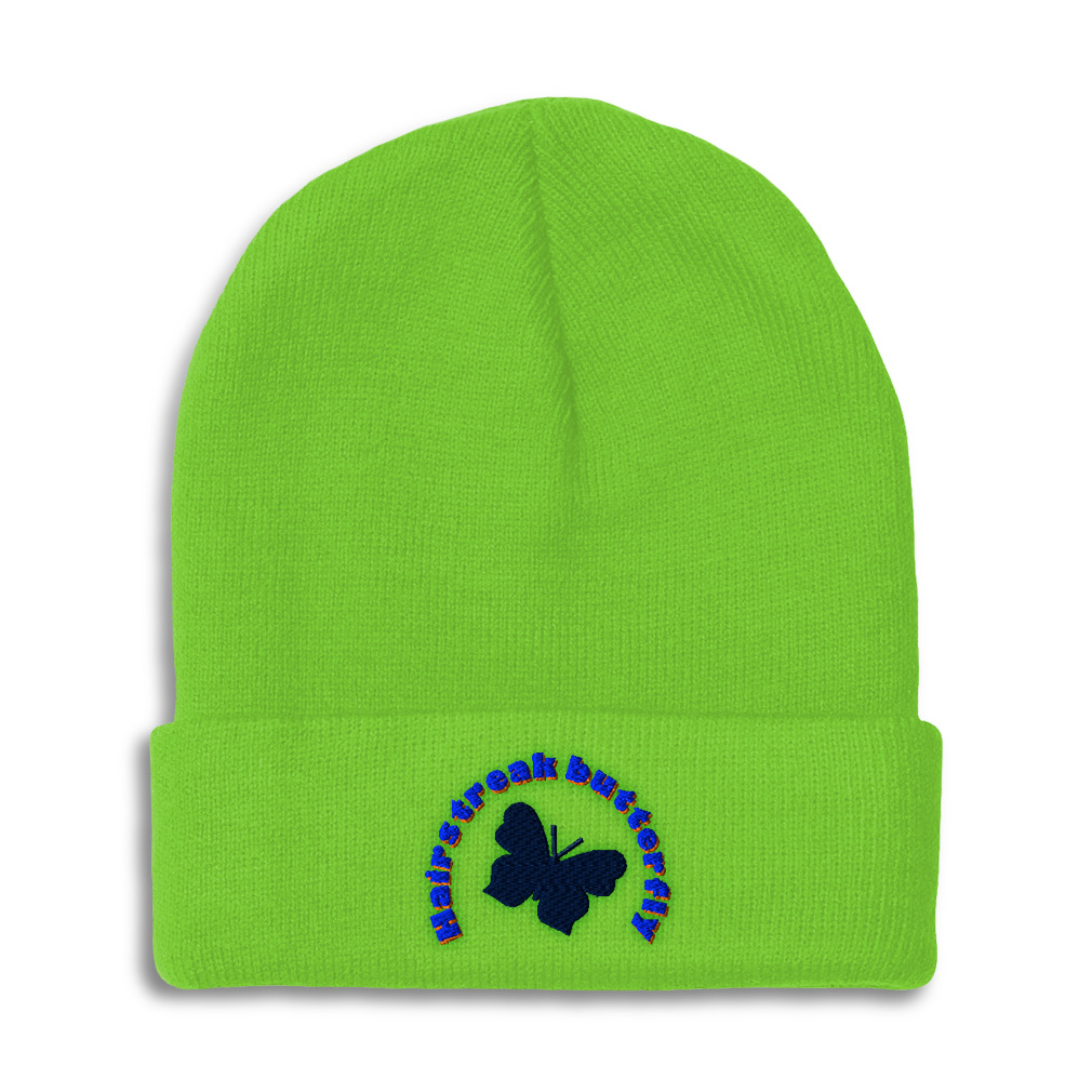 Beanies for Men Hairstreak Butterfly Winter Hats for Women Acrylic Skull Cap - Picture 22 of 43