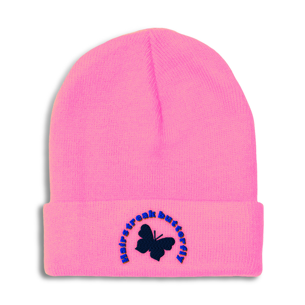 Beanies for Men Hairstreak Butterfly Winter Hats for Women Acrylic Skull Cap - Picture 16 of 43