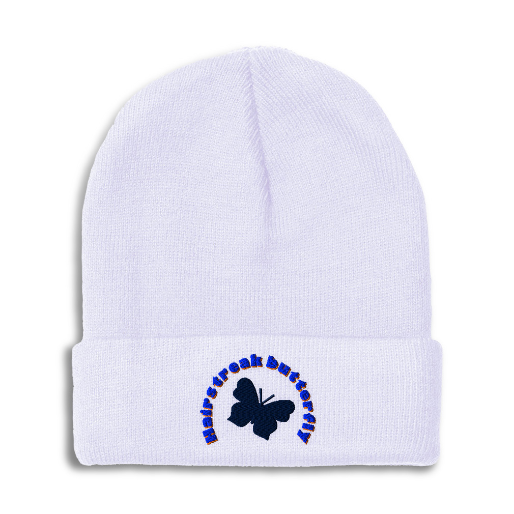 Beanies for Men Hairstreak Butterfly Winter Hats for Women Acrylic Skull Cap - Picture 18 of 43