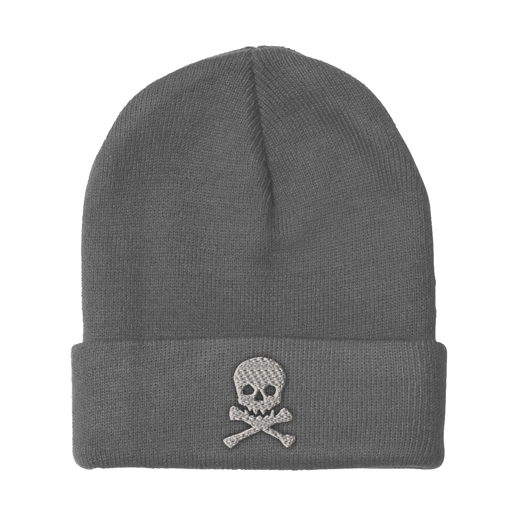 Beanies for Men Skull A Embroidery Winter Hats Women Acrylic Cap 1 Size - Picture 8 of 19