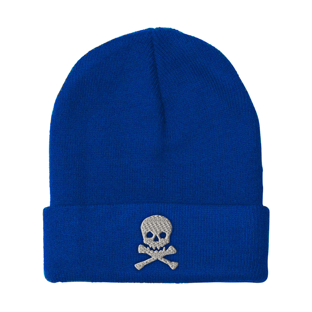 Beanies for Men Skull A Embroidery Winter Hats Women Acrylic Cap 1 Size - Picture 14 of 19