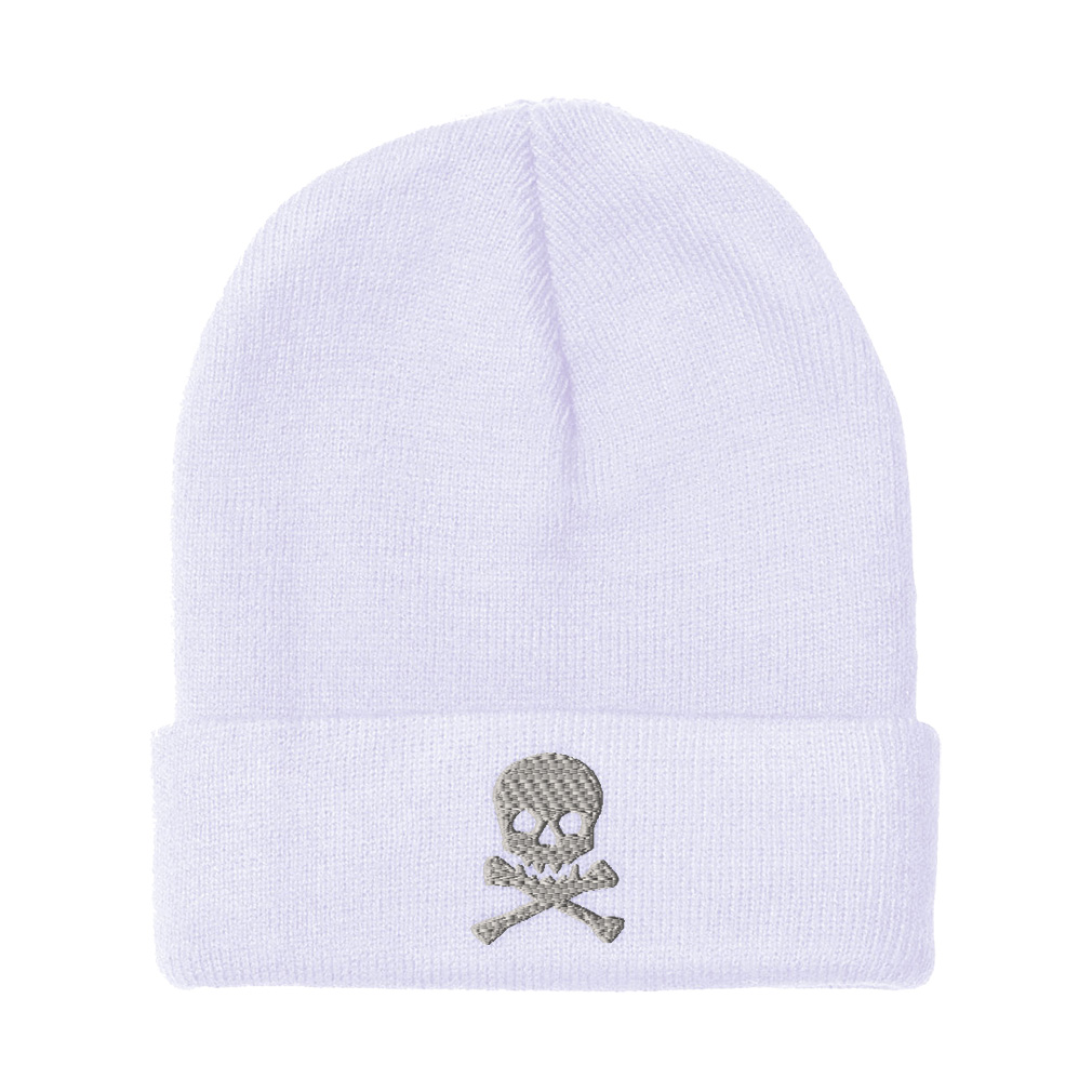 Beanies for Men Skull A Embroidery Winter Hats Women Acrylic Cap 1 Size - Picture 18 of 19