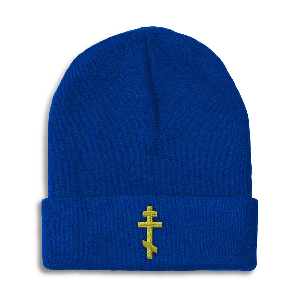 Russian Orthodox Cross Embroidered Baseball Cap - Adjustable Dad Hat In Black Cotton, Unisex Design