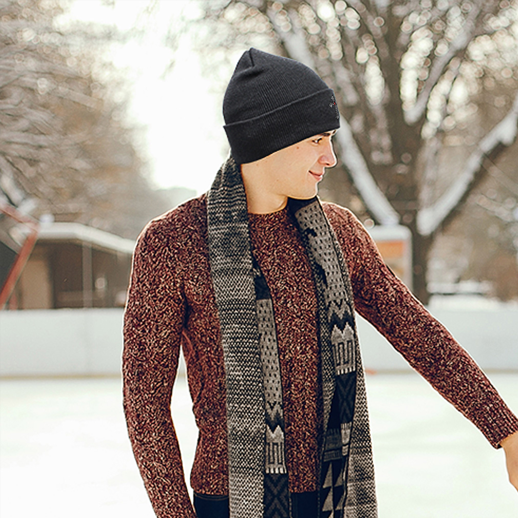 MiAnMiAn Embroidery Beanie Hat - Cozy Winter Skull Cap For Men & Women - Soft Knit With Cute Designs