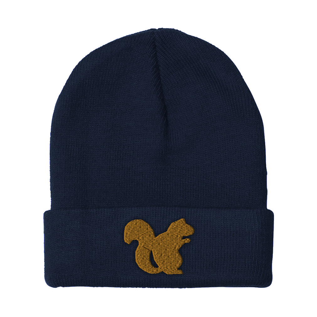 Beanies for Men Squirrel C Embroidery Winter Hats Women Acrylic Skull Cap 1 Size - Picture 10 of 19