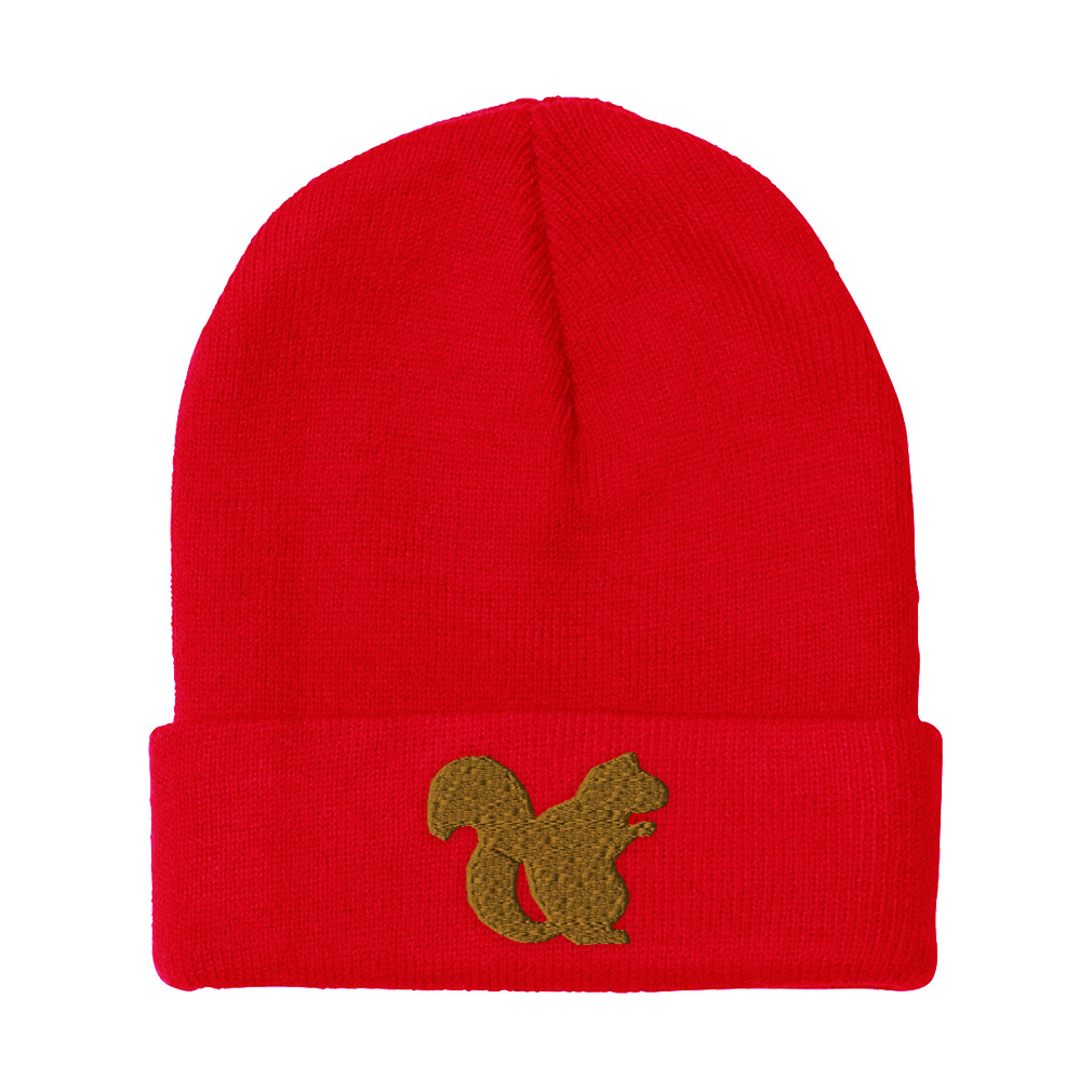 Beanies for Men Squirrel C Embroidery Winter Hats Women Acrylic Skull Cap 1 Size - Picture 12 of 19