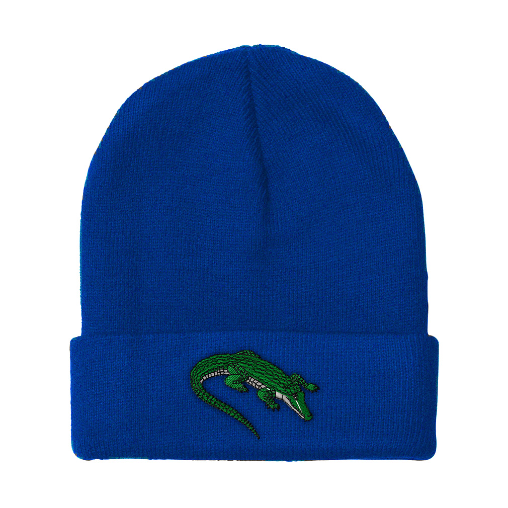 Beanies for Men Crocodile A Embroidery Winter Hats Women Acrylic Skull Cap - Picture 14 of 19