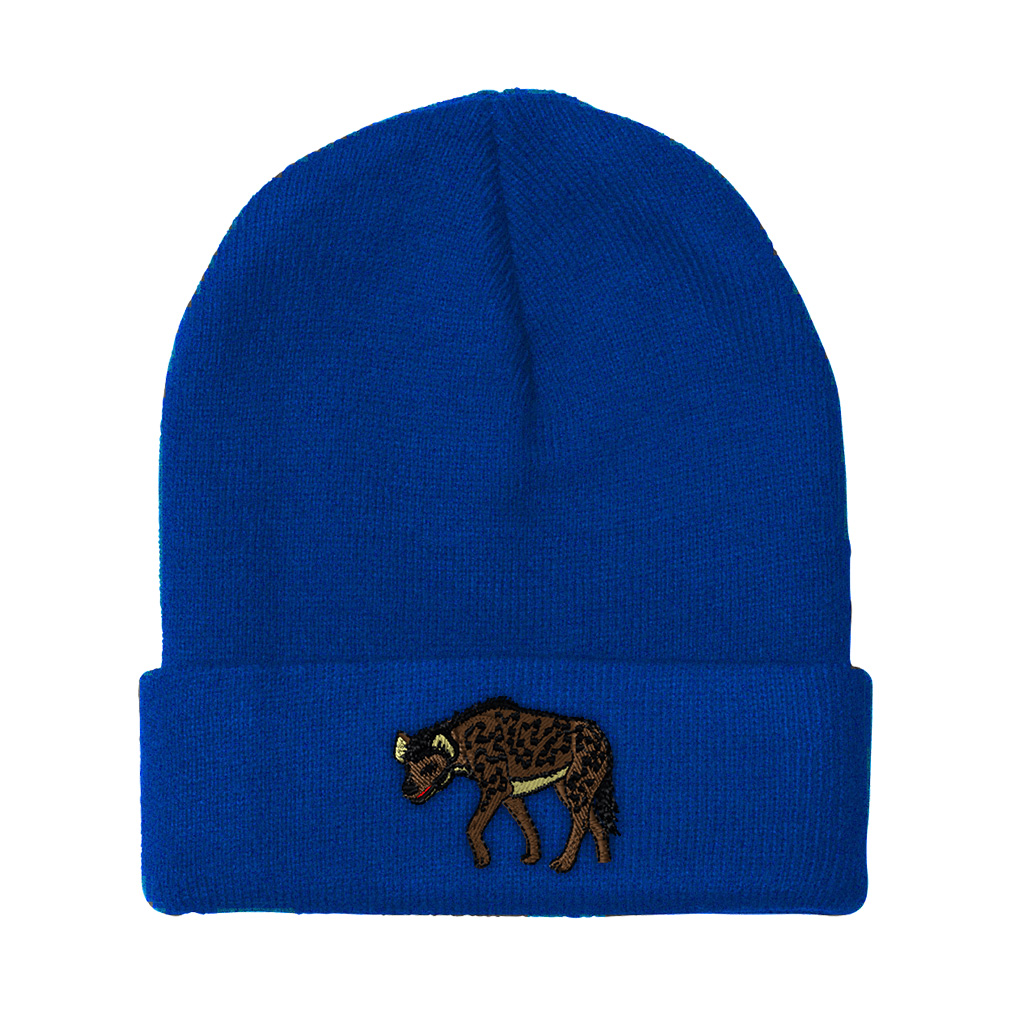 Beanies for Men Hyena Embroidery Winter Hats Women Acrylic Skull Cap 1 Size - Picture 14 of 19
