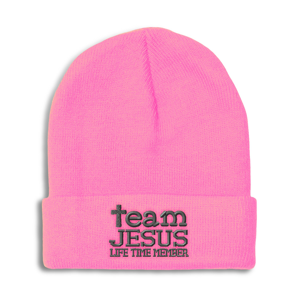 Speedy Pros Women's 'Team Jesus' Ponytail Trucker Hat - Distressed Cotton, Embroidered, Adjustable Strapback - View #4