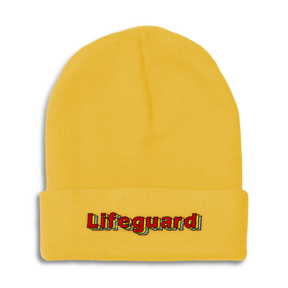 Beanies for Men Lifeguard Winter Hats for Women Acrylic Skull Cap 1 ...