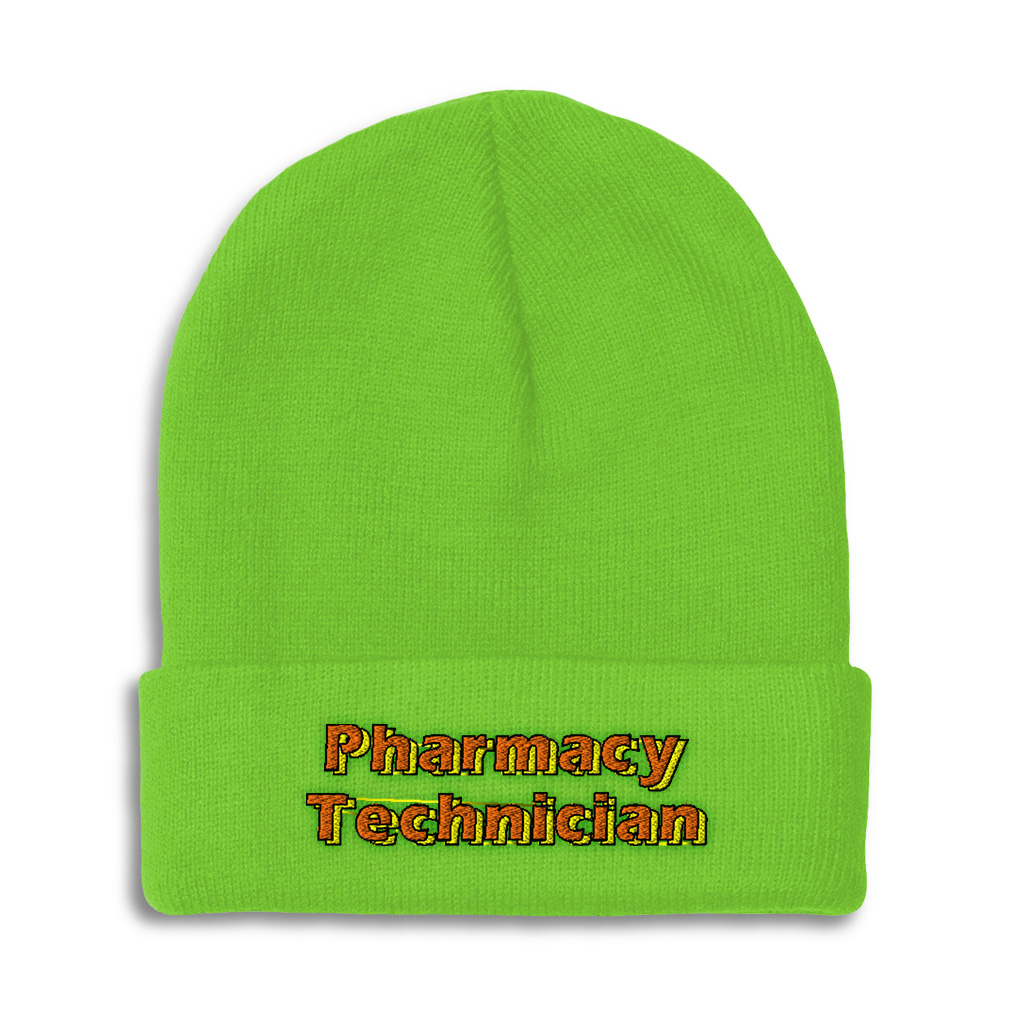 Beanies for Men Pharmacy Technician Winter Hats for Women Acrylic Skull ...