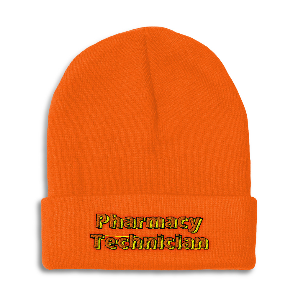 Beanies for Men Pharmacy Technician Winter Hats for Women Acrylic Skull ...