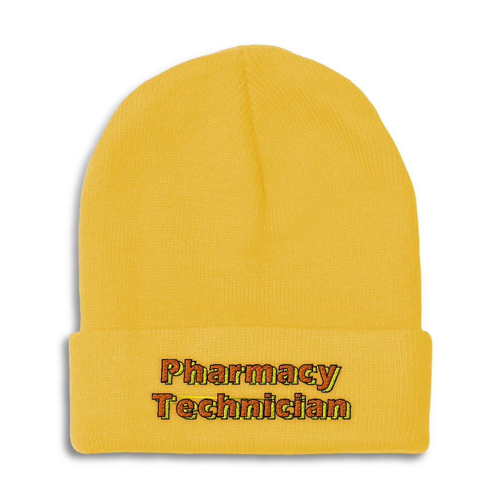 Beanies for Men Pharmacy Technician Winter Hats for Women Acrylic Skull ...